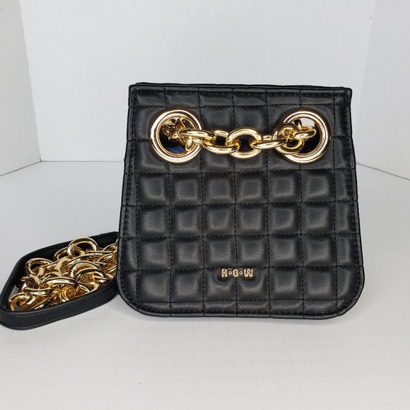 New House of Want Women's "H.O.W. We Are Original" Shoulder Black Bag- M… - Picture 1 of 8